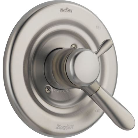 delta temperature volume control stainless steel finish shower  valve dv tub  shower