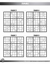 Sudoku Pages Teasers sketch template