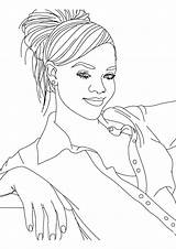 Rihanna Coloring Pages Books People Categories Hellokids Printable sketch template