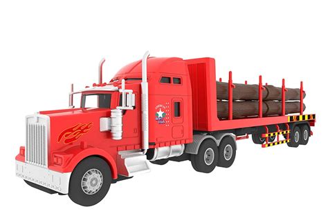 big daddy big rig heavy duty tractor trailer transport car transport toy truck   cars toys