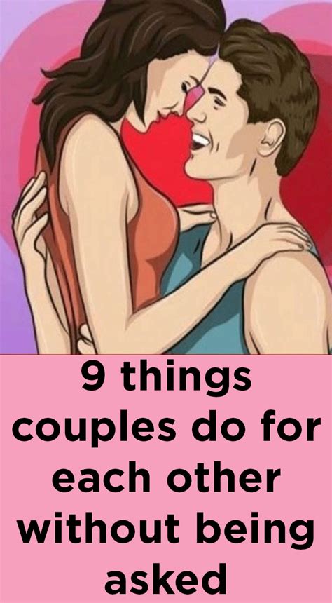 9 things couples do for each other without being asked