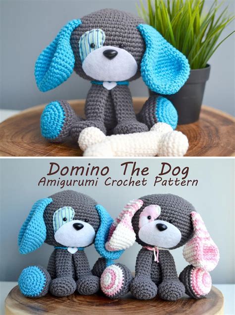 domino  dog amigurumi crochet pattern ad amigurumi crochet