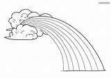 Regenbogen Arcoiris Malvorlagen Malvorlage Kostenlos Regenbögen Dibujos Wolken Colomio Ausdrucken Besuchen sketch template