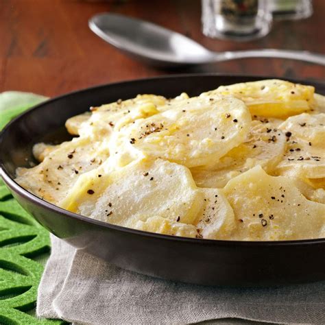 cheesy sliced potatoes recipe