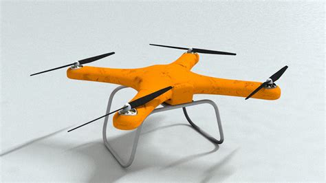 model quadrocopter drone vr ar  poly cgtrader
