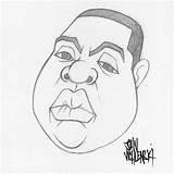 Biggie Smalls Drawing Tupac Notorious Sketch Big Cartoon Getdrawings Paintingvalley Sketches sketch template