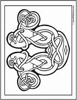 Celtic Designs Bird Coloring Pages Birds Color Two Knots Colorwithfuzzy Printable Irish Scottish sketch template