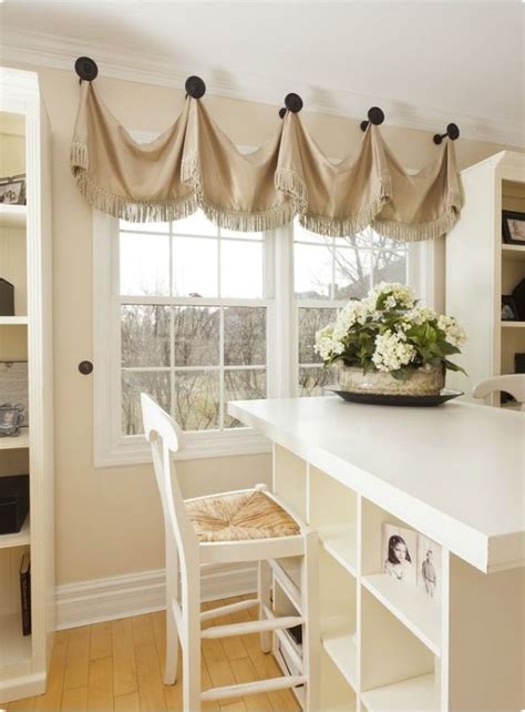 Valance | Home decor, Farmhouse window treatments, Kitchen