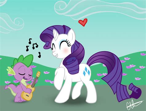 Spike X Rarity By Corky Lunn On Deviantart