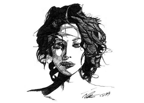17 Best Images About Pen And Ink Portraits On Pinterest