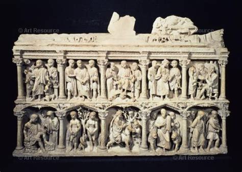 sarcophagus  junius bassus ca  museum   treasury st