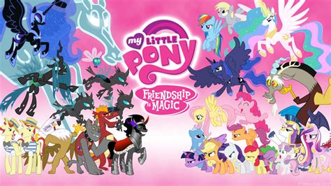 pony friendship  magic ponies    deltaraen
