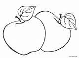 Colorear Apfel Manzanas Zum Obst Cool2bkids Canasta Manzana Desenho sketch template