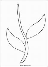 Stem Flower Template Stems Clip Cut Sunflower Clipart Leaves Result Sampletemplatess Color sketch template