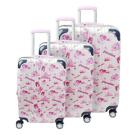 ful® disney® princess hard side spinner luggage collection in white