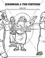 Jeremiah Coloring Pages Prophet Kids Sunday School Bible Scroll Worksheet Story Preschool Lion Template sketch template