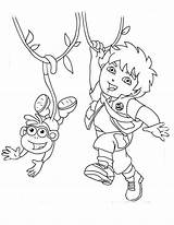 Coloring Diego Pages Kids Printable Go Popular Library Clipart Coloringhome sketch template