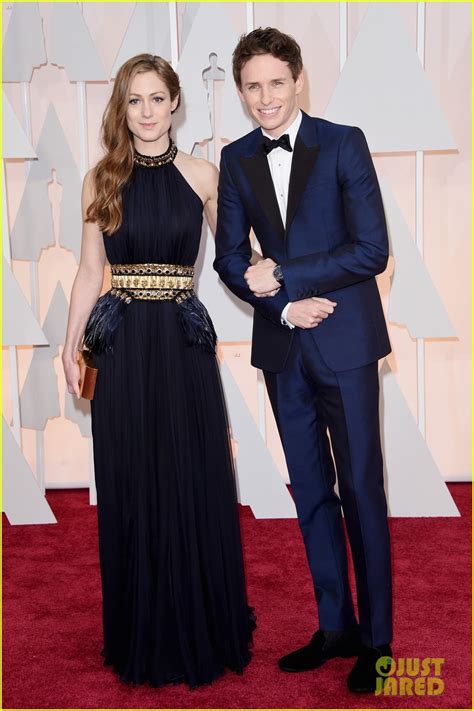 Eddie Redmayne And Wife Hannah Bagshawe Hit The Oscars 2015 Photo