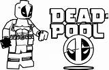 Deadpool Papan Wecoloringpage sketch template