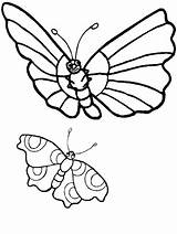 Kolorowanki Motyle Papillons Insetti Owady Motylami Dzieci Disegni Colorare Wydruku Różne Gifgratis sketch template