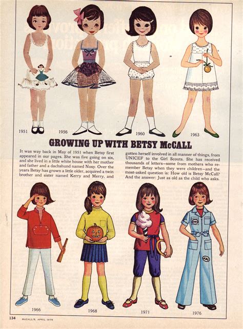 vintage printable paper dolls betsy mccall retrographik