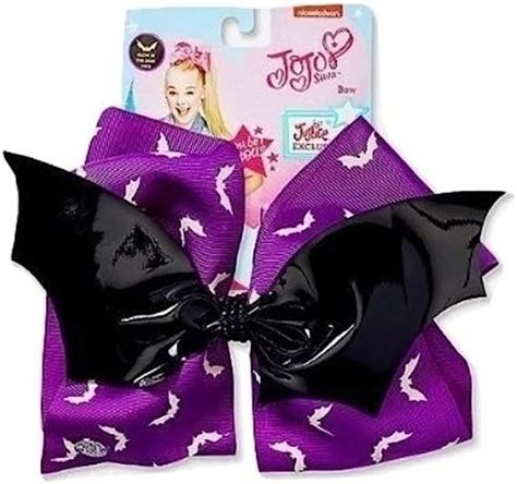 Jojo Siwa Spooky Black Bat Halloween Costume Hair Bow