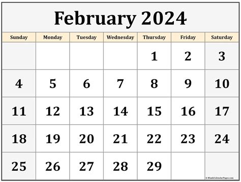 february  calendar  printable calendar february  calendar