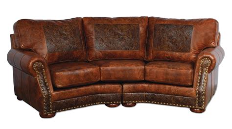 distressed leather sectional homesfeed