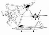 22 Raptor F22 Lockheed Warbirds Blueprints Aircraft Fighter Yf Jets Military Wing Martin Defence Pakistan Boeing Choose Board Wireframe Stealth sketch template