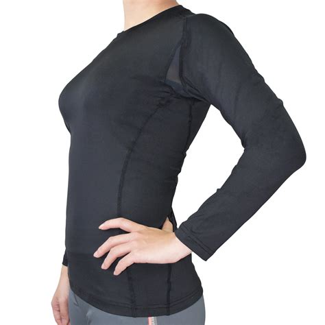 women compression recovery long sleeve shirt vital salveo