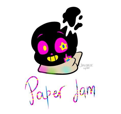 paper jam  universecipher  deviantart