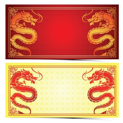 premium vector chinese dragon template