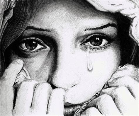 crying girl pencil drawing hot sex picture