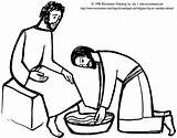 Supper Footwashing Washing Jesus Clipart Altar Eucharist 30pm Followed 00pm Stripping Disciple sketch template