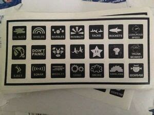 vw blank button stickers funny decals seat eject missiles oil audi golf mk  ebay