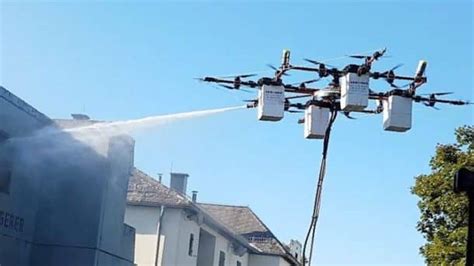 drone  wash windows  put  fires wonderfu