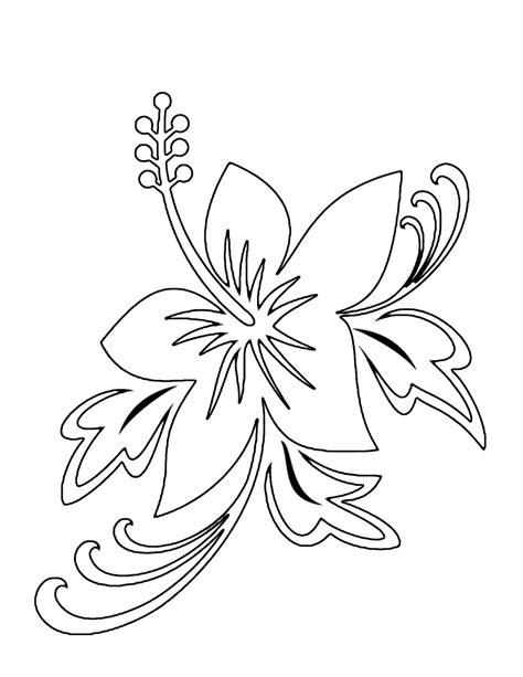 print  coloring pages  flowers