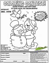 Coloring Contest Winter Events sketch template