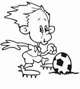Soccer Pages Coloring Printable Kids sketch template