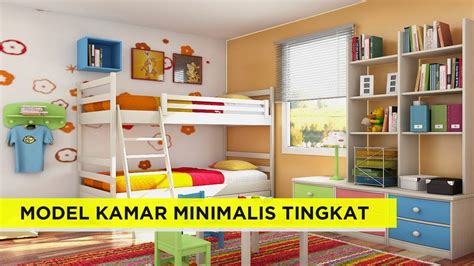 inspirasi model kamar tidur anak tingkat minimalis