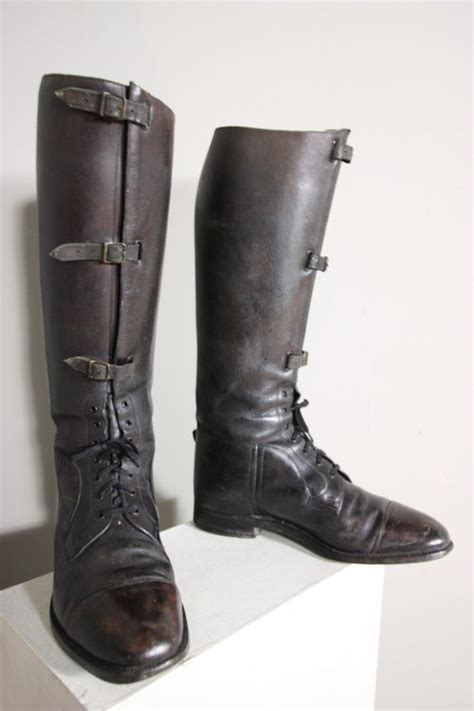 Antiques Atlas Edwardian Antique Leather Riding Boots