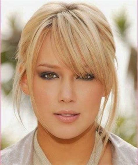 Choppy Side Swept Bangs Blonde Hair With Bangs Long