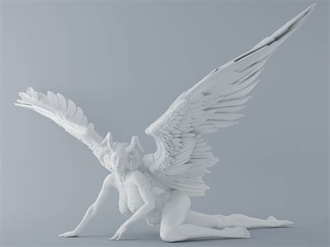 3d print model evil angel 012 cgtrader