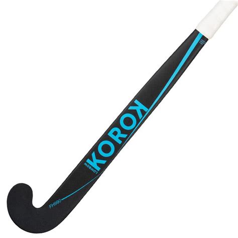 korok hockeystick voor gevorderde volwassenen lowbow  carbon fh decathlon