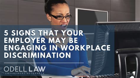 5 Signs That Your Employer May Be Engaging In Workplace Discrimination
