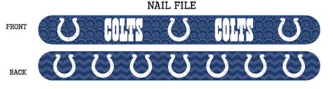 indianapolis colts nail file sunset key chains