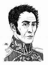 Rostro Bolivar Bolívar Simón Verdadero sketch template