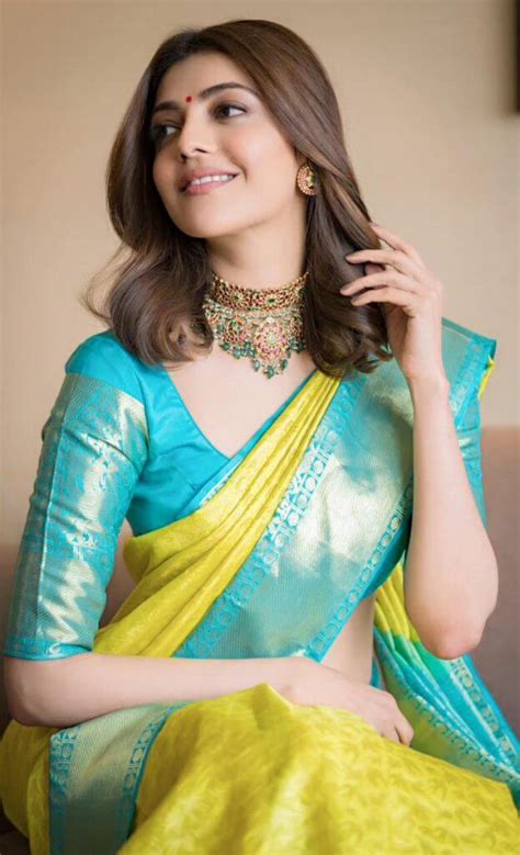 Kajal Agarwal Traditional Photos In Saree Actress Album