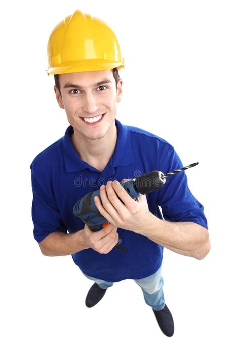 man holding power drill stock photo image  service
