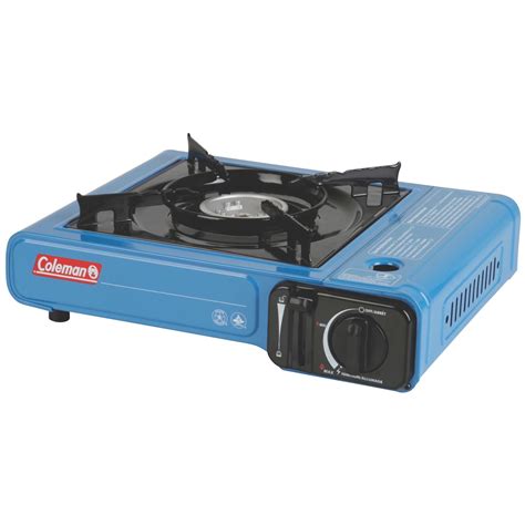 coleman tabletop butane gas camping stove  burner blue walmartcom walmartcom